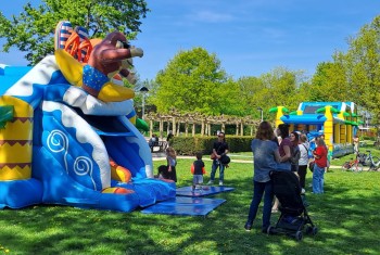 Gezellige sport- en spelmiddag in het Vondelpark
