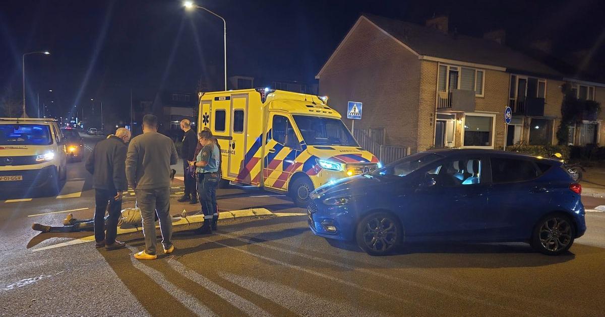 Man op fatbike aangereden door automobilist op Rembrandtlaan