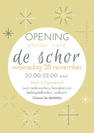 Opening Atelier Café in de Schor