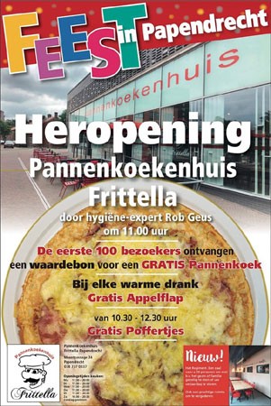 Heropening Pannenkoekenhuis Frittella