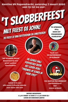 Jubileum-Slobberfeest inclusief een Slobberbierfeest