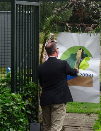 Recreatiegebied Alblasserpoort geopend door Gedeputeerde Han Weber