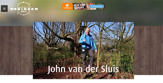 John van der Sluis wil meedoen met Expeditie Robinson. Helpt u hem hierbij?